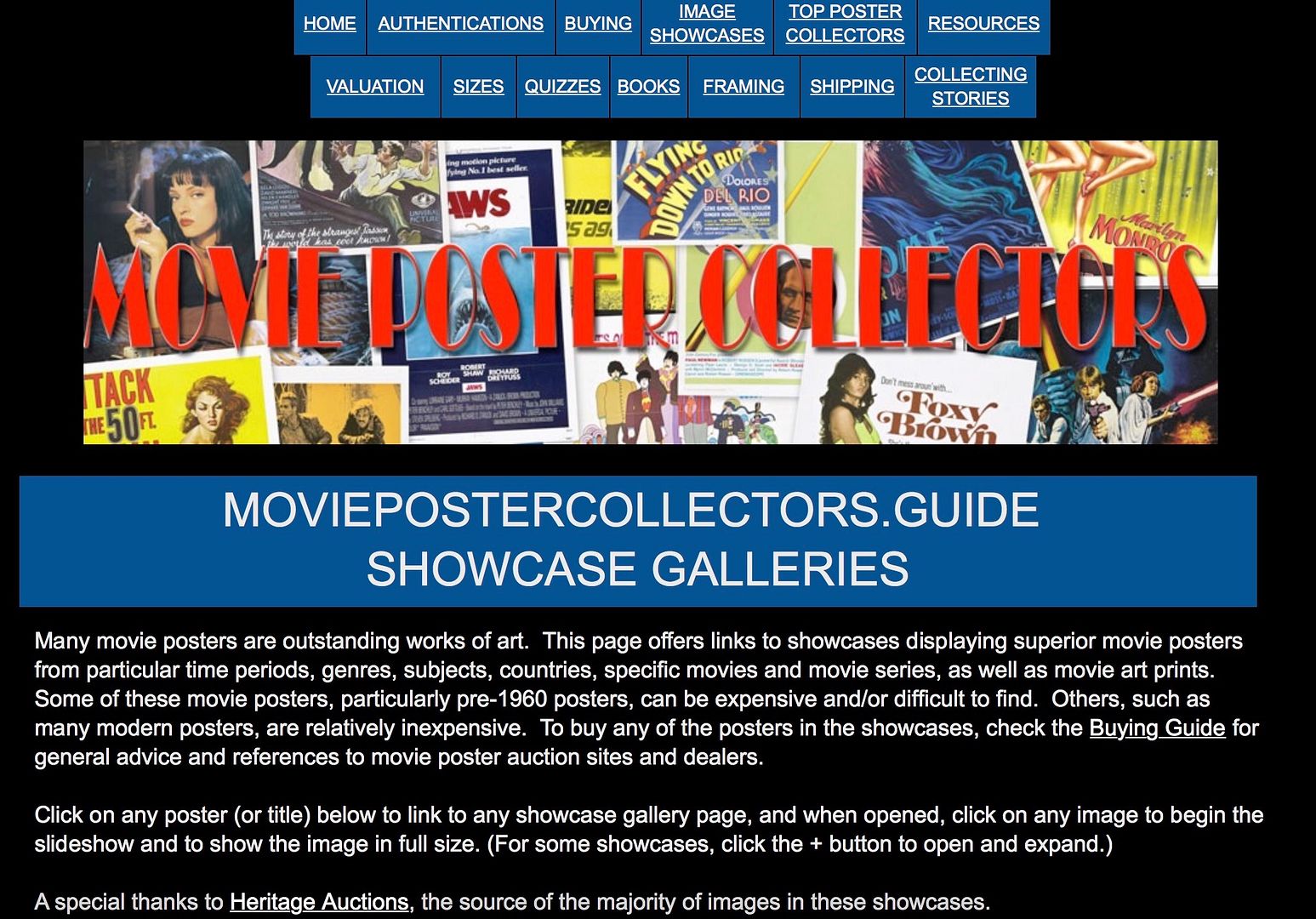 MoviePosterCollectors.guide Movie Poster Images Database/Albums